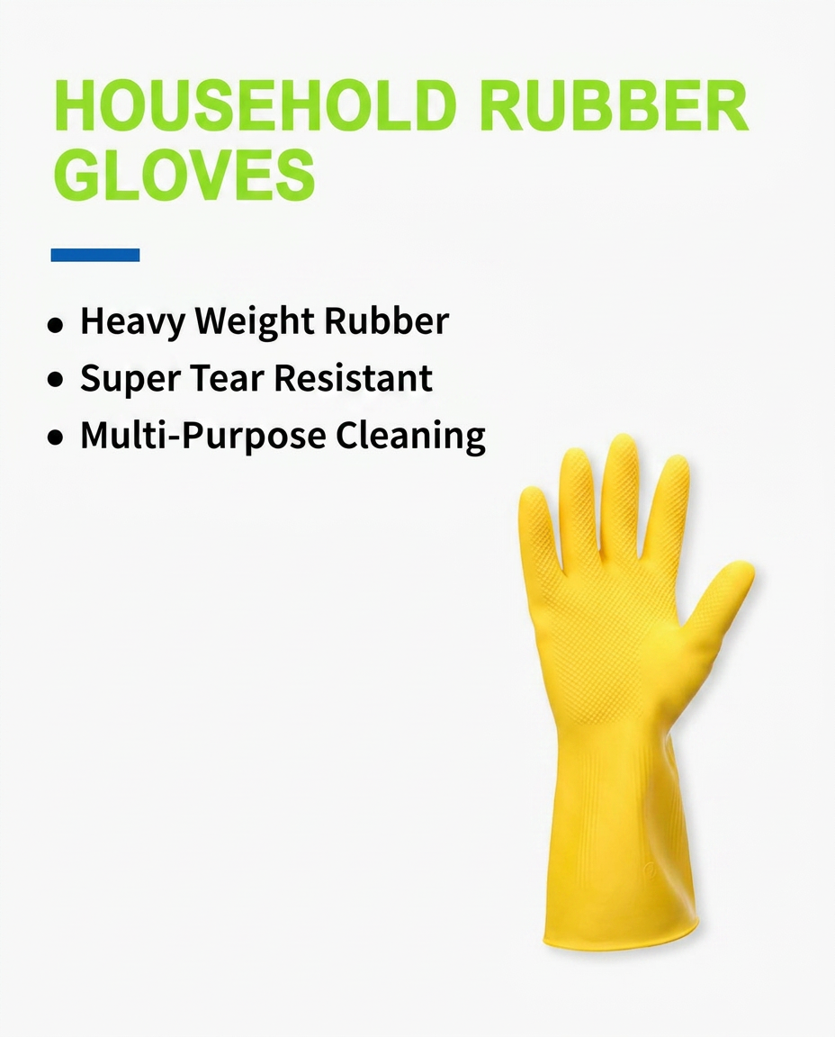 Food-Grade Household Rubber Waterproof Reusable Glove
