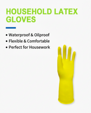 Premium Household Latex Waterproof Cleaning Glove