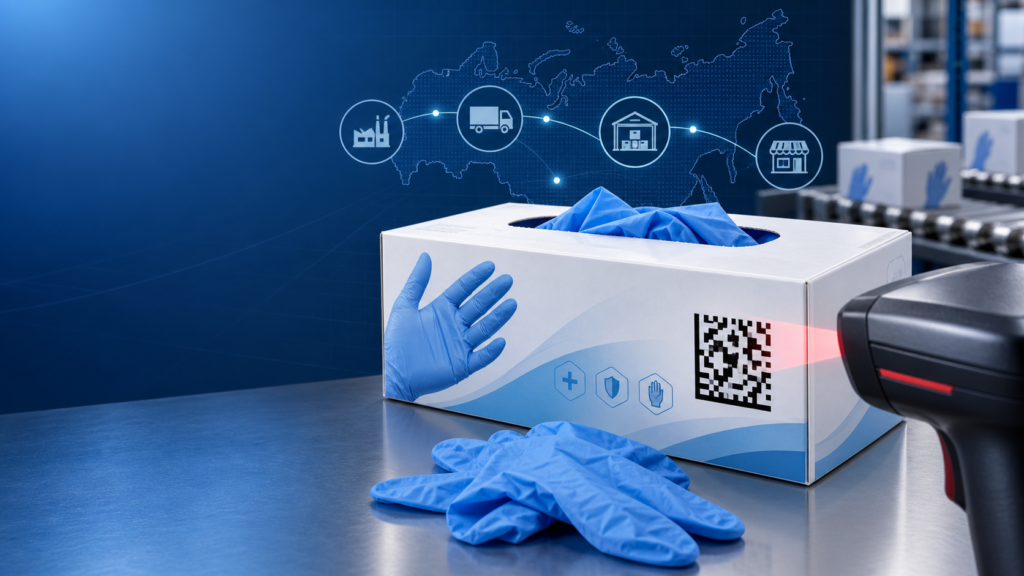 What Is a Chestny ZNAK Data Matrix Code for Medical Gloves?